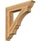Ekena Millwork Balboa Traditional Rough Sawn Bracket, Western Red Cedar, 6"W x 36"D x 36"H BKT06X36X36BOA01RWR - alternate 1